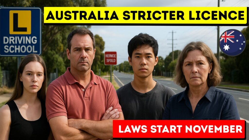Australia Stricter Licence Laws Start November