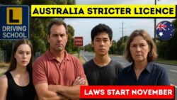 Stricter Licence Laws Start 1 Nov 2025 – Australia Confirms Fines, Points & New Driving Conditions