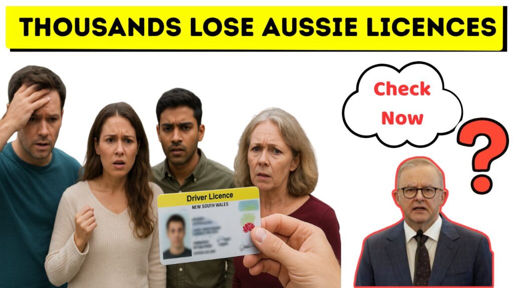 Thousands Lose Aussie Licences